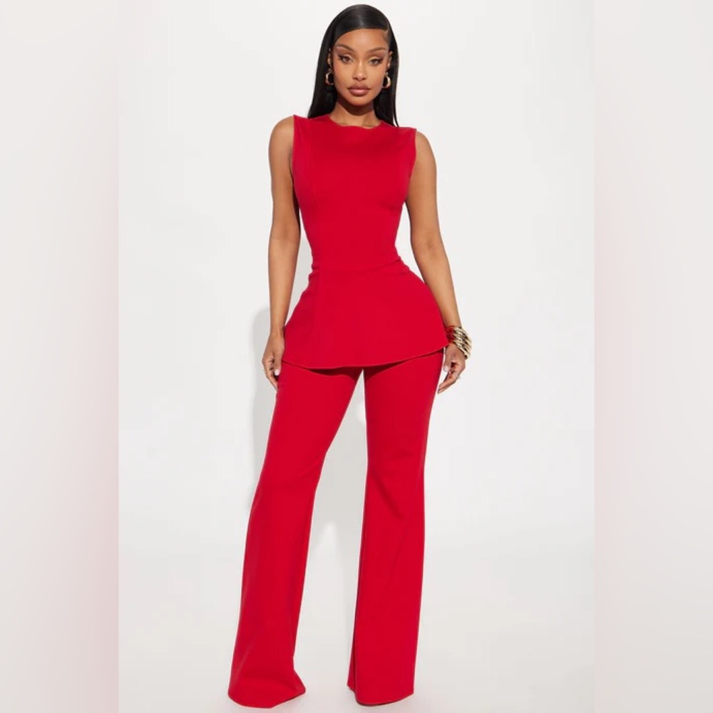 The Ava Peplum Pantset